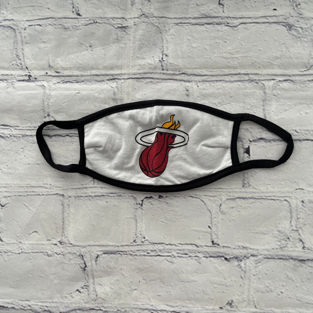 NBA Cotton Face Mask - White/Black